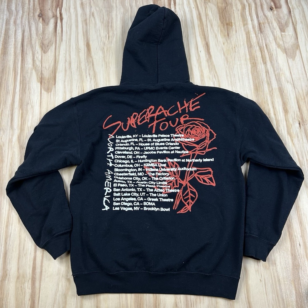 Conan Gray Superache Tour Hoodie Men's Medium Black 2022 Concert Music Merch